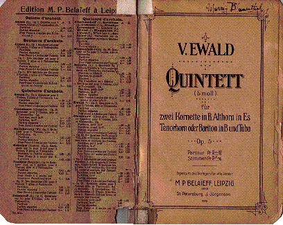 Ewald Brass Quintet No. 1